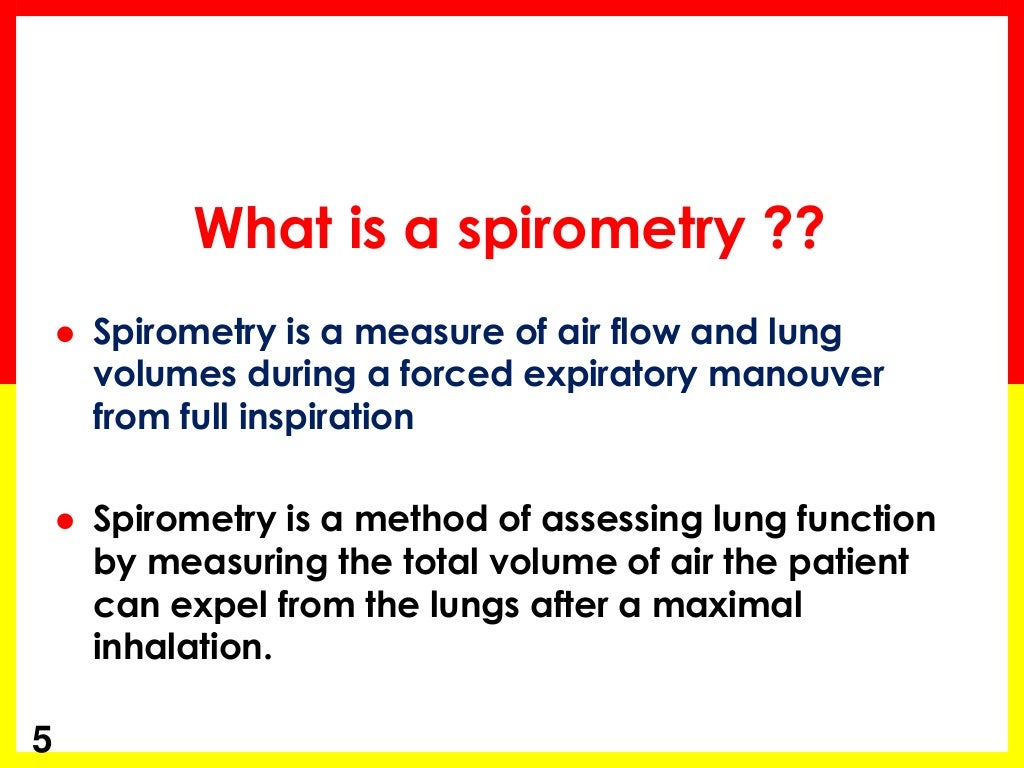 Spirometry Basics