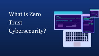 What is Zero
Trust
Cybersecurity?
 