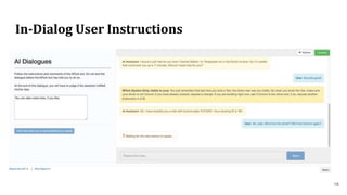 In-Dialog User Instructions
18
 
