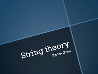 Copy of string theory