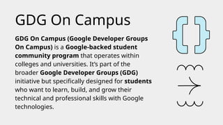 CLOUD STUDY JAM 2025 GOOGLE DEVELOPER GROUPS ON CAMPUS NSEC | PPTX