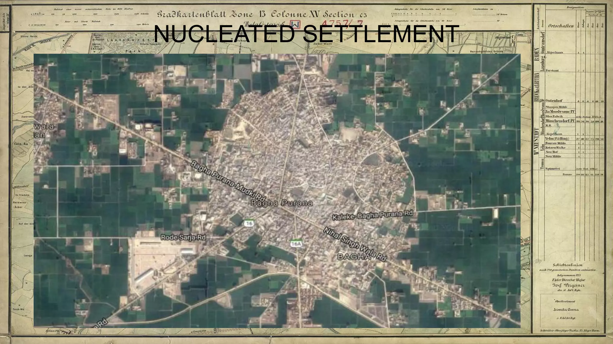 NUCLEATED SETTLEMENT
 