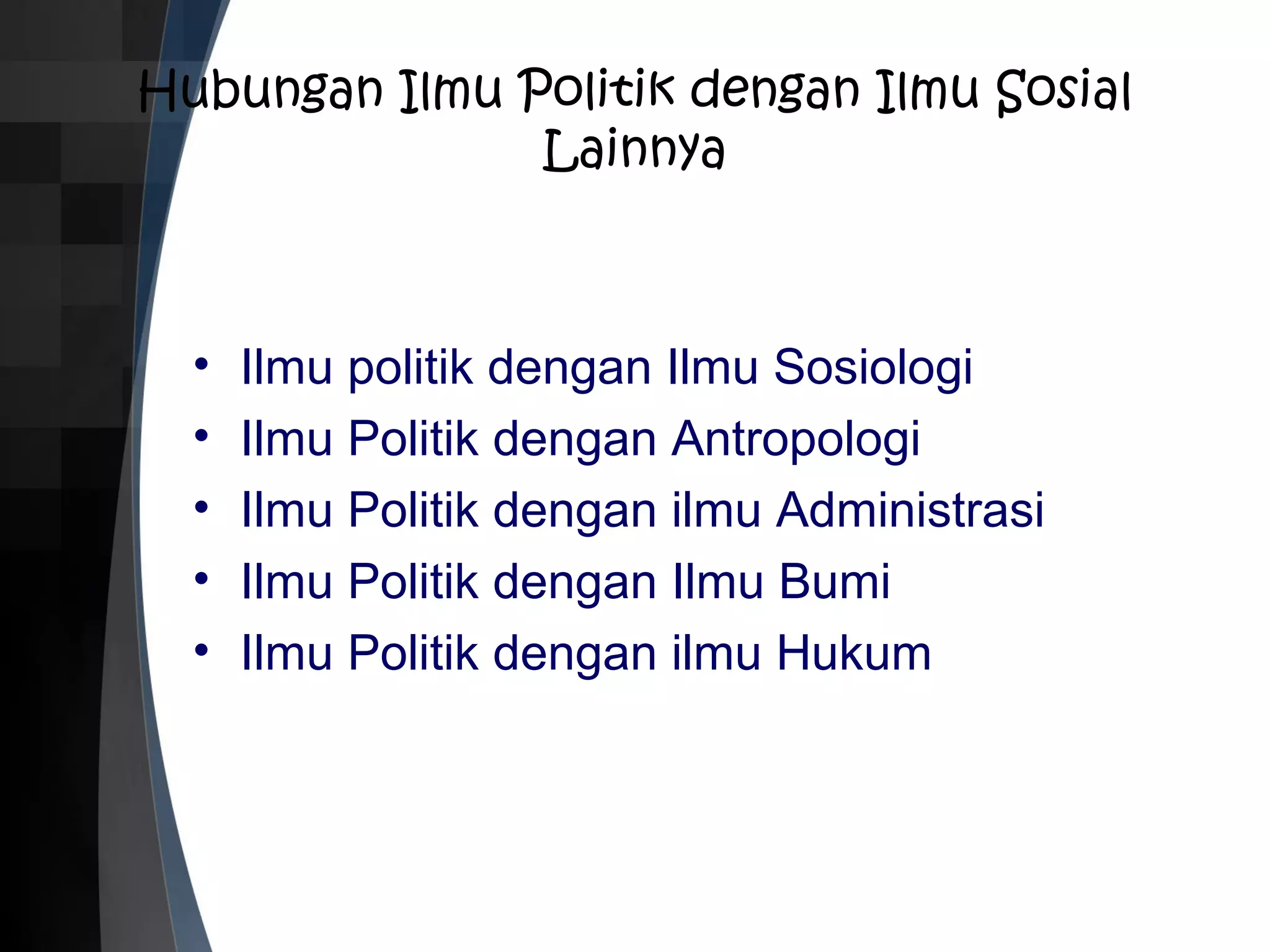 Pengantar Ilmu Politik Ppt