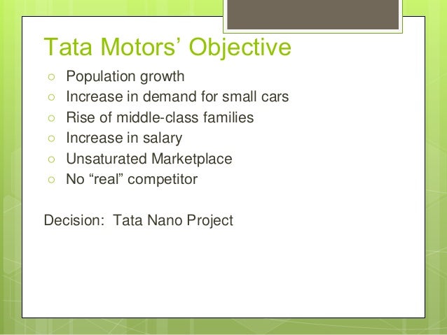 tata nano case study strategic management