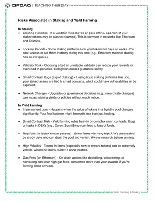 Ifai Staking Study.pdf Teaching Thursdays_ Yield Farming and Staking .pdf