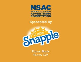 Plans Book
Team 372
Sponsored By
 