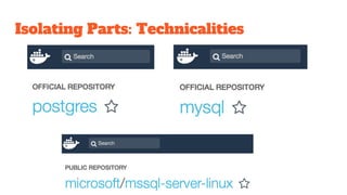 Isolating Parts: Technicalities
 