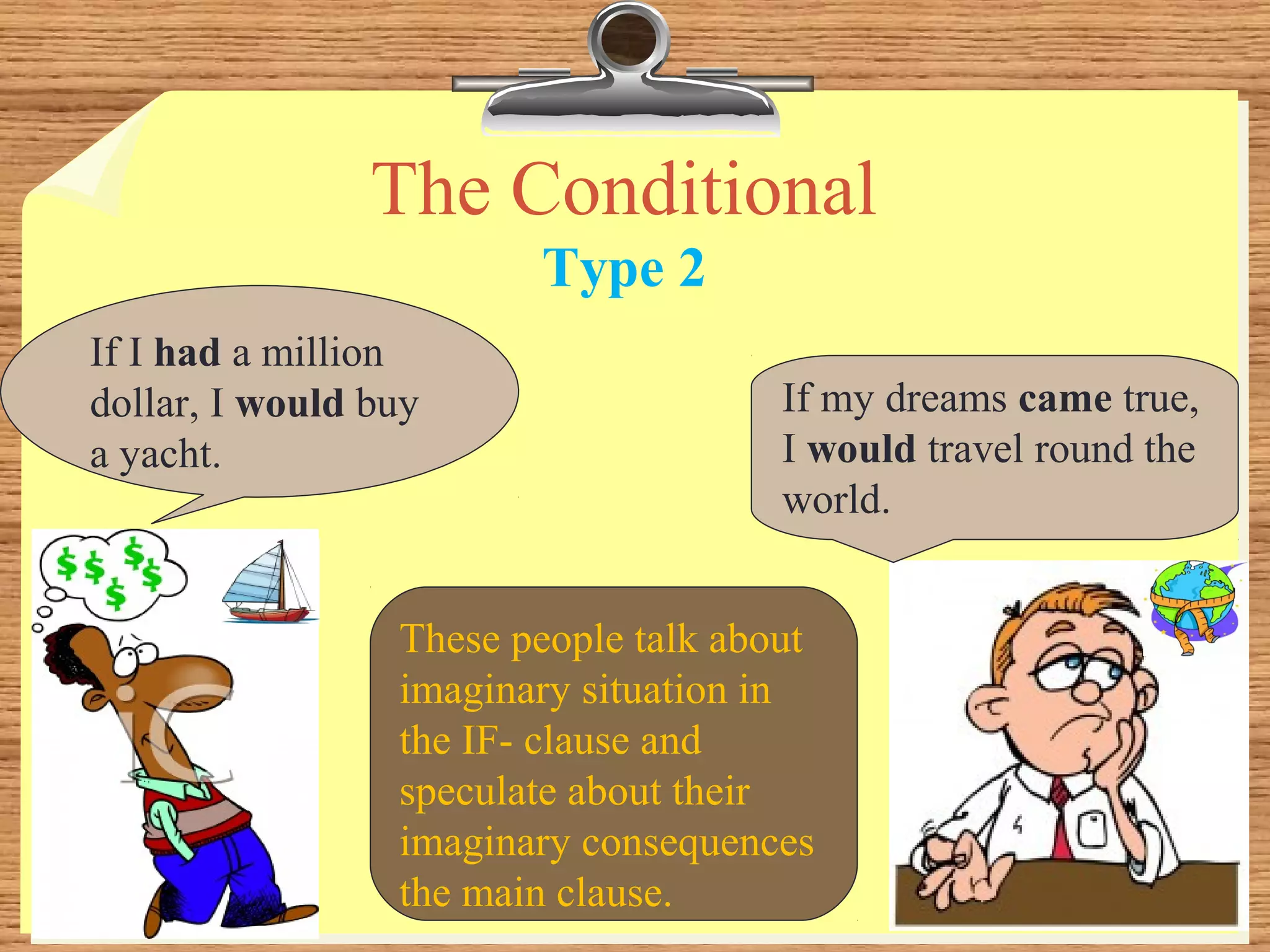 Tthe conditional (1st and 2nd Conditional) | PPT