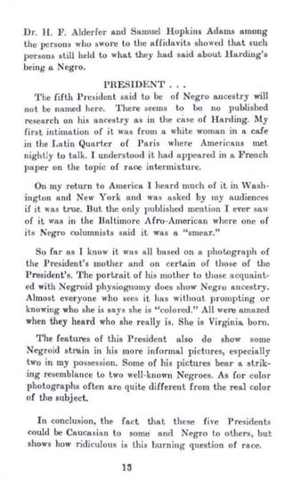 THE FIVE BLACK PRESIDENTS 