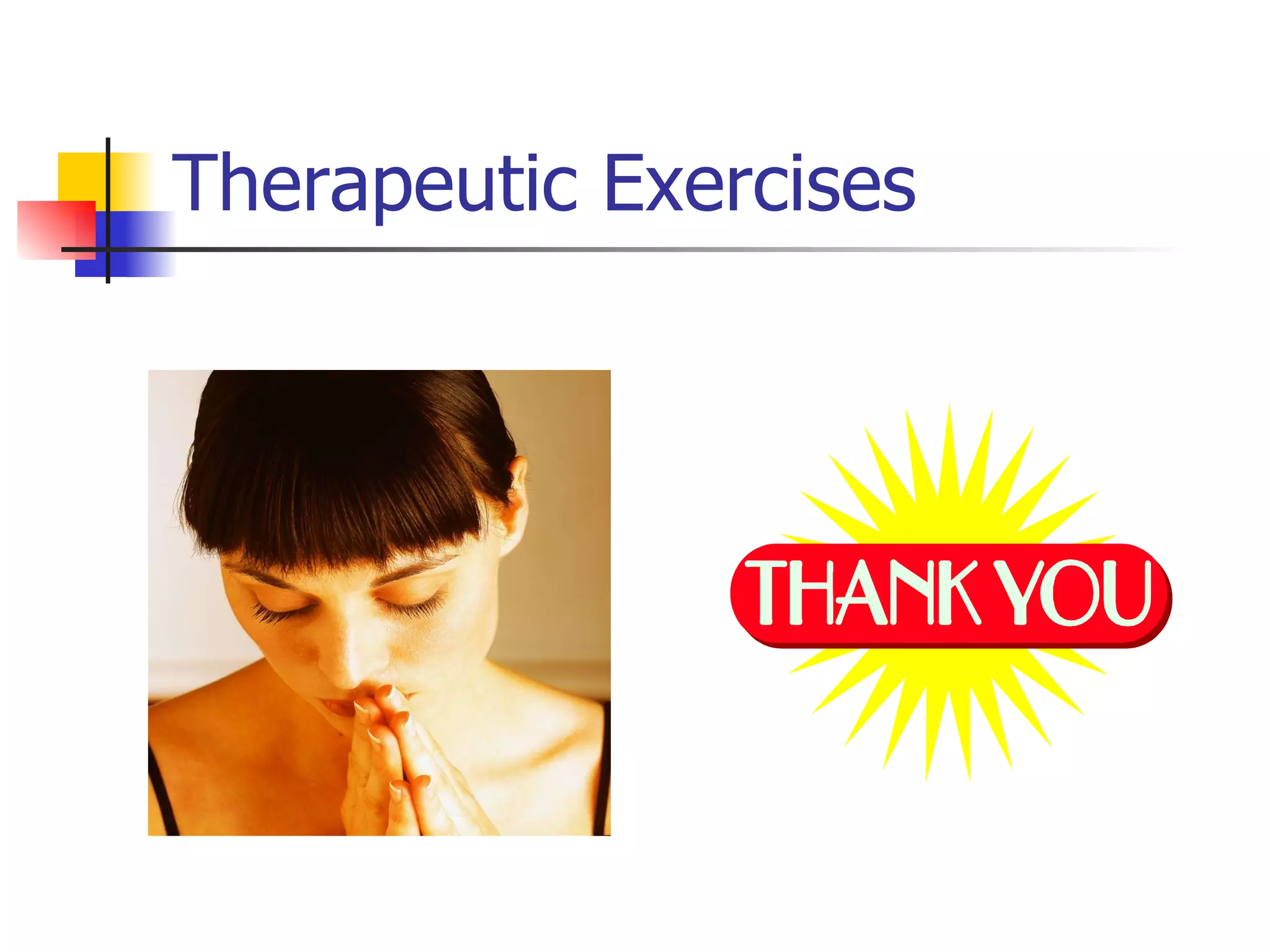 Therapeutic Exercises 
