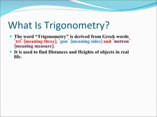 Triconomy Triginometry | PPT