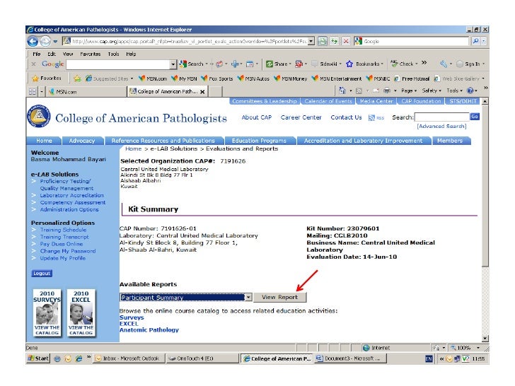 Ungraded Results in CAP Surveys