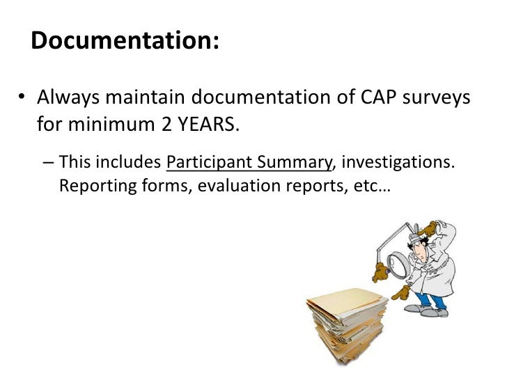 Ungraded Results in CAP Surveys