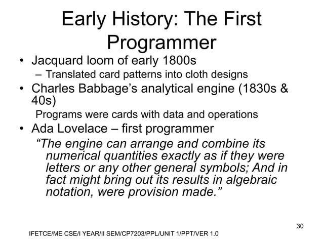 principle of programming language subject unit-1 | PPT | Programming ...