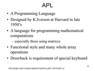 principle of programming language subject unit-1 | PPT