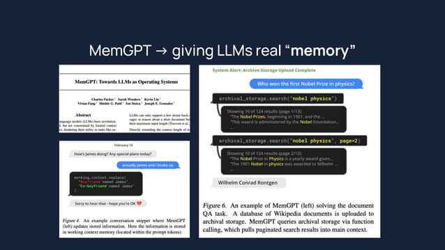 MemGPT: Introduction to Memory Augmented Chat | PDF