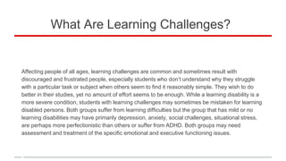 What Are Learning Challenges? | PPTX
