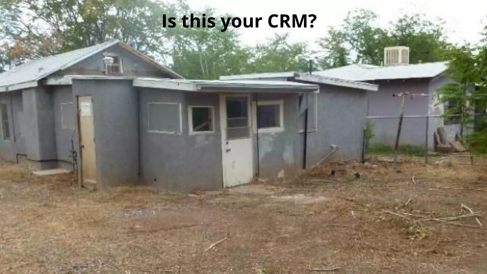 Is this your CRM?
 