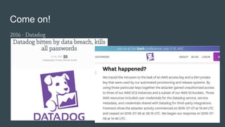 Come on!
2016 - Datadog
 