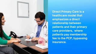 What is Direct Primary Care - BitCure Primary Care | PDF
