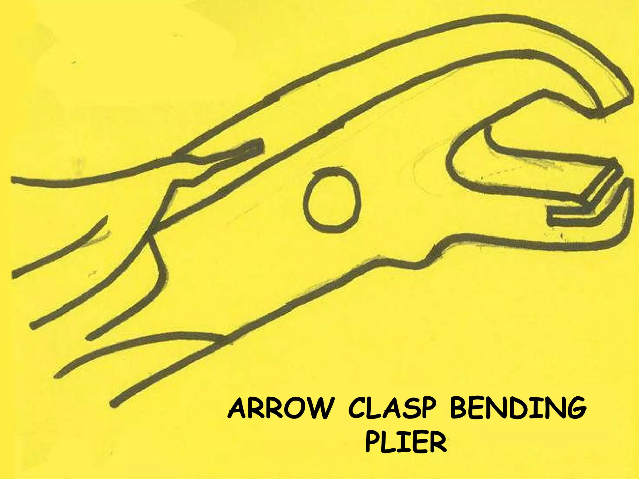 ARROW CLASP BENDING PLIER 