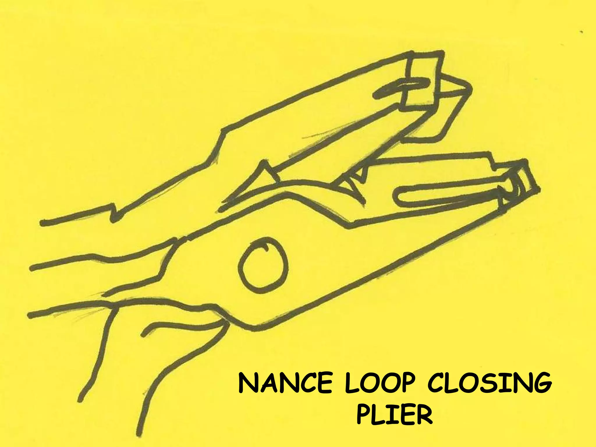 NANCE LOOP CLOSING PLIER 