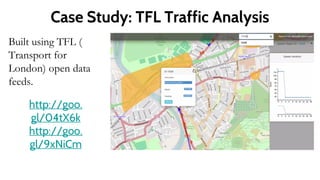 CEP Queries On Strom
 @dist(parallel='4’) ask to run it with 4 nodes
 Use partition definition to break the data so they can run in parallel
define partition on TempStream.region {
@dist(parallel='4’)
from TempStream[temp > 33]
insert into HighTempStream;
}
from HighTempStream#window(1h)
select max(temp)as max
insert into HourlyMaxTempStream;
 
