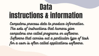 Imformatino Computer Basic of computer. Characteristics of computer | PDF
