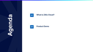 Agenda
What is Zilliz Cloud?
01
Product Demo
02
 