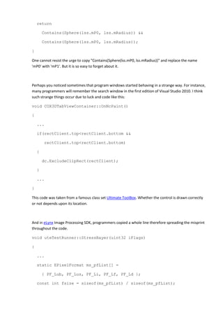 Consequences of using the Copy-Paste method in C++ programming and how ...