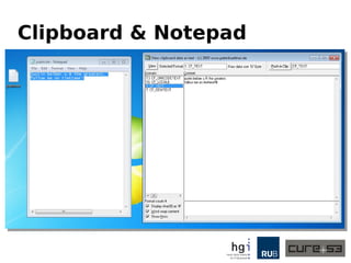 Clipboard & Notepad
 