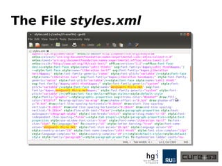 The File styles.xml
 