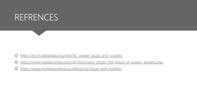 TYPES OF PLUGS AND SOCKETS | PPTX | Technology & Computing