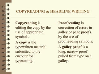 Copyreading | PPT