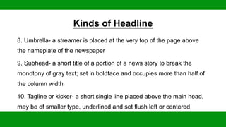 Short Notes Headline copyreading-headline-writing-division-virtual-training-230309114529 ...