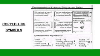 COPYEDITING
SYMBOLS
 