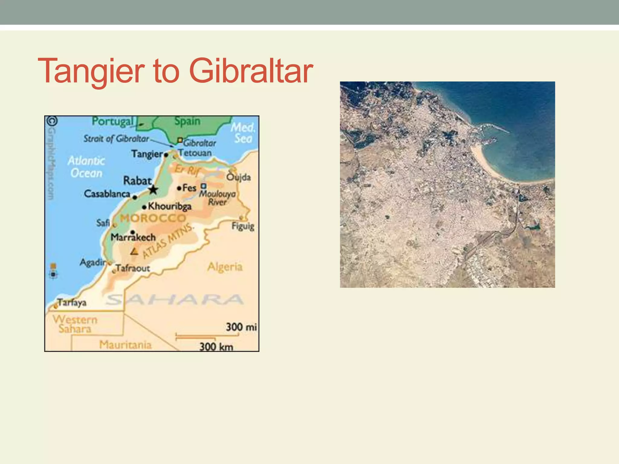 Tangier to Gibraltar