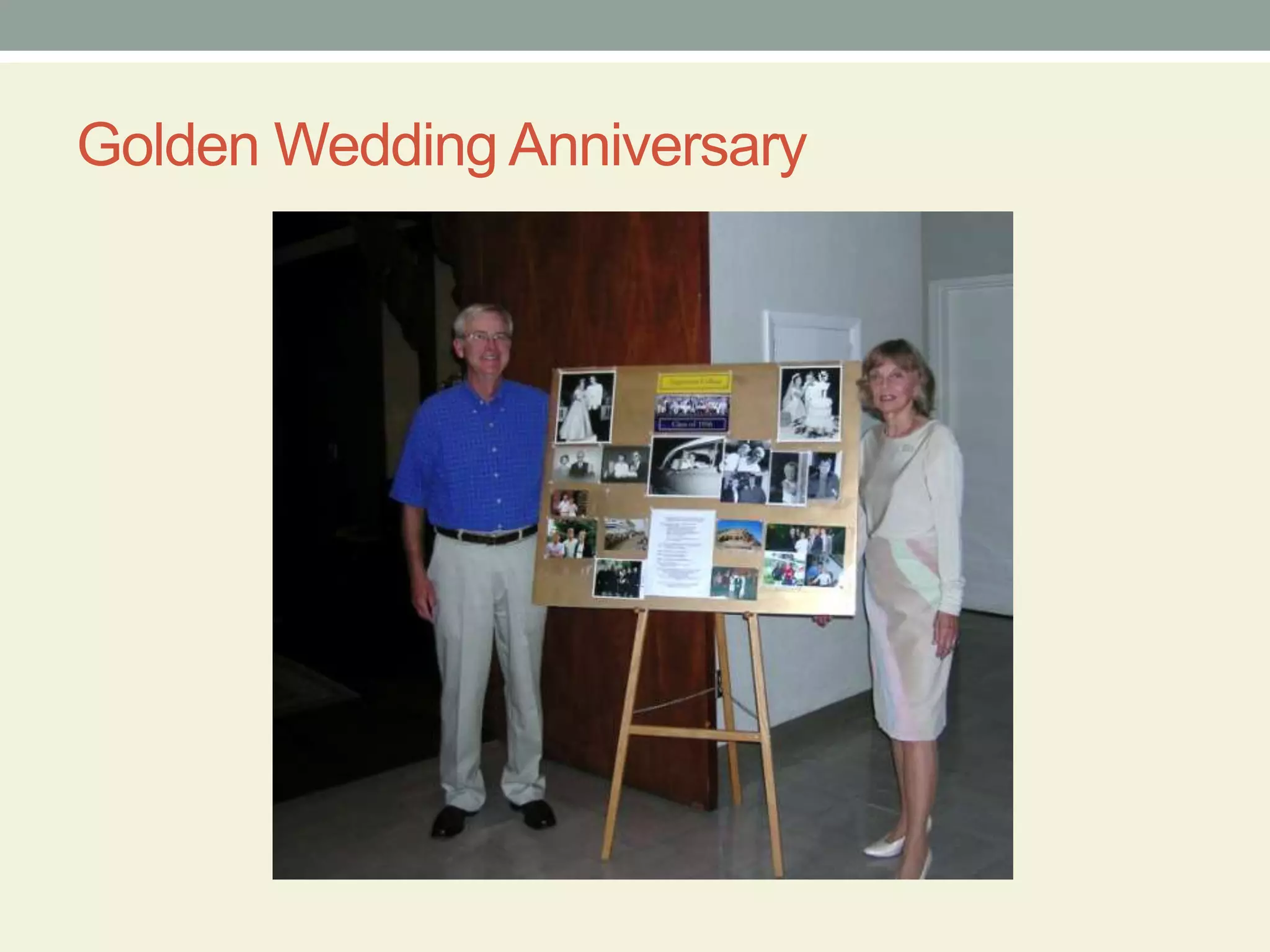 Golden Wedding Anniversary