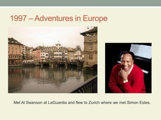 1997 – Adventures in EuropeMet Al Swanson at LaGuardia and flew to Zurich where we met Simon Estes.