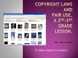By: Aaron Huestis



It’s about respect for property.
 