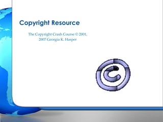 Copyright protection is automatic.Fair UsePenalty for infringementThe court can award up to $150,000 for each separate act of willful infringement. Digitizing and using other’s works creativelyStudents, faculty and staff may:incoporate others’ works into their own original creations