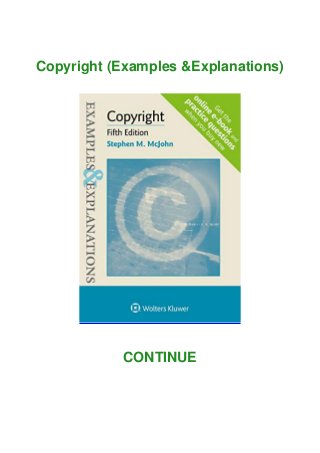 ⚡PDF download Copyright (Examples &amp; Explanations)
