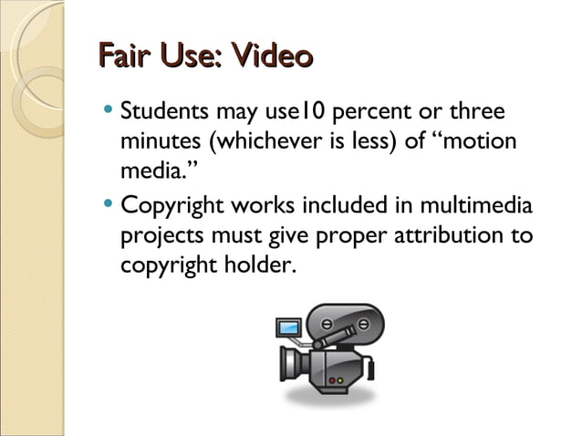 Copyright Fair Use And Creative Commons Ppt Copyright Fair Use And Creative Commons Ppt