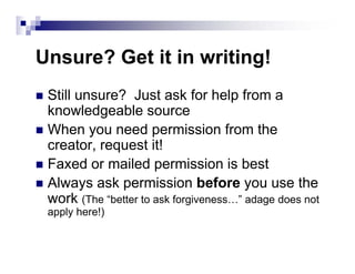 Copyright For Administrators