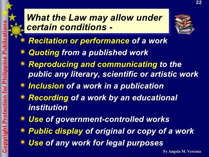 Copyright Protection For Philippine Publications