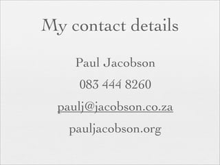 Copyright Review Workshop   Uct April 2008