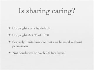 Copyright Review Workshop   Uct April 2008