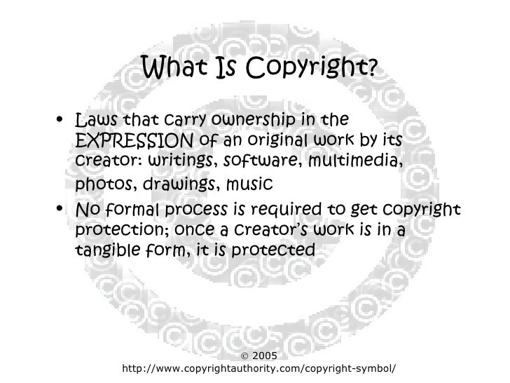 Copyright Slide Show