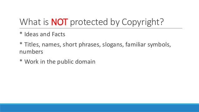 Copyright 101