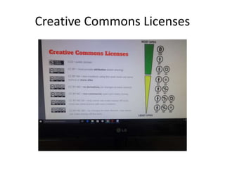 Creative Commons Licenses
 